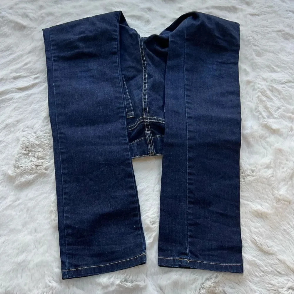 Mini Boden Slim Fit Jeans Dark Wash Denim Adjustable Waist Kids / Girls 14Y